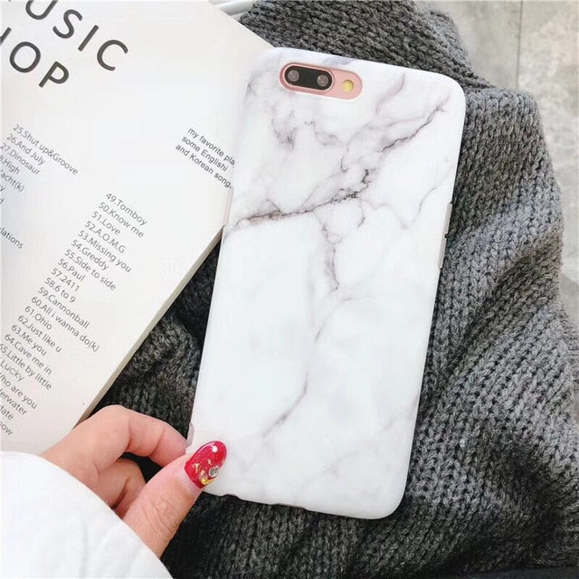 Luxury Marble Phone Case For iPhone 7 Case For iPhone X 7 6 6S 8 Plus 6 S Case Cover XR XS MXA Coque Silicon Fundas Capa Carcasa