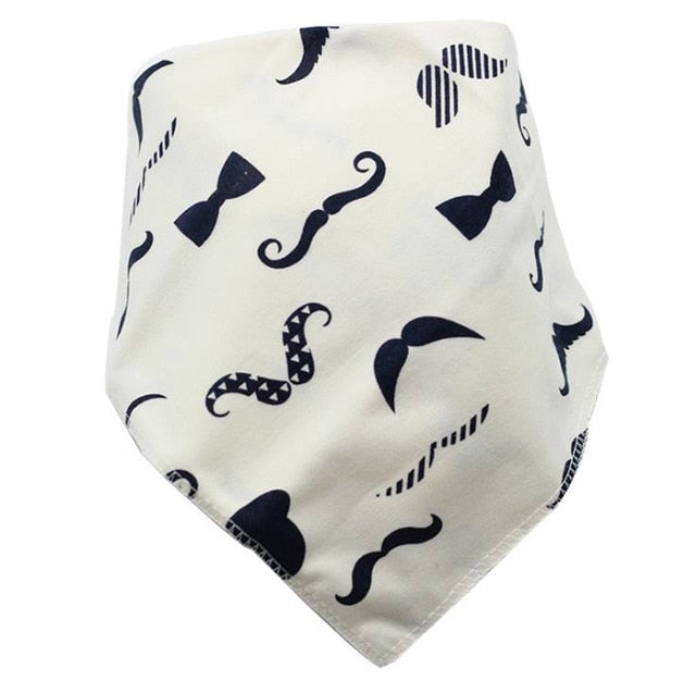 Baby Bibs Waterproof Triangle Cotton Cartoon Child Baberos Bandana Bibs Babador Dribble Bibs Newborn Slabber Absorbent Cloth