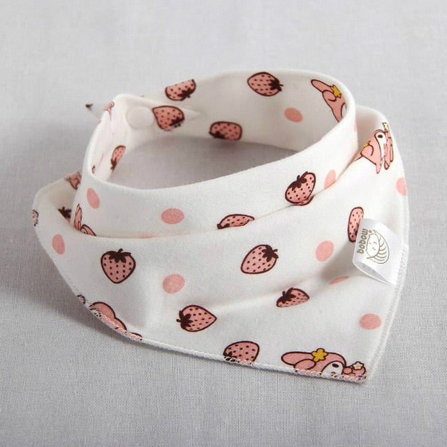 Baby Bibs Waterproof Triangle Cotton Cartoon Child Baberos Bandana Bibs Babador Dribble Bibs Newborn Slabber Absorbent Cloth