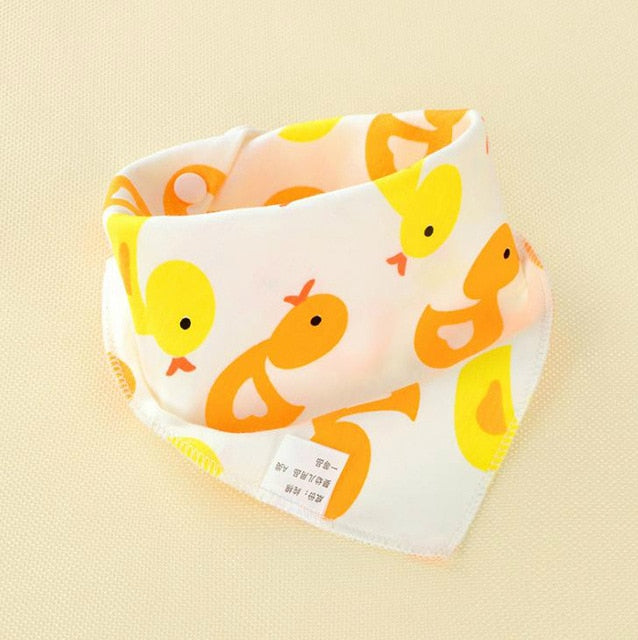 Baby Bibs Waterproof Triangle Cotton Cartoon Child Baberos Bandana Bibs Babador Dribble Bibs Newborn Slabber Absorbent Cloth